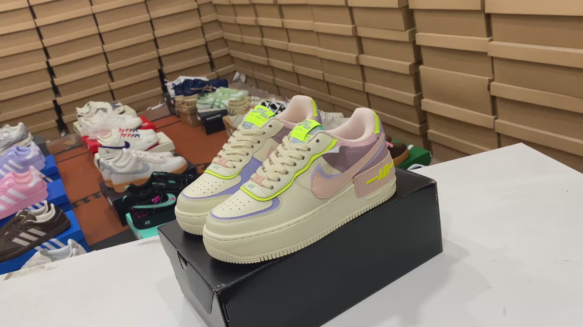 Nike Air Force 1 Shadow Pink Swoosh